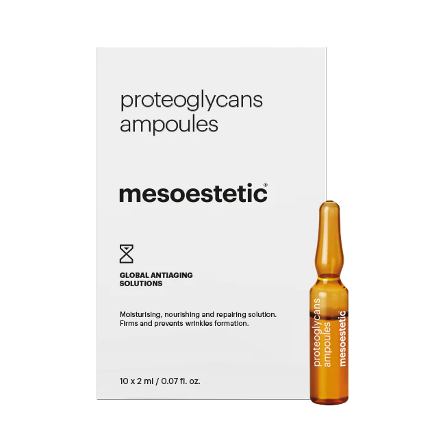 Mesoestetic Proteoglycans Ampoules | Moisturising & Restorative Proteoglycan Ampoules 10 × 2 ml