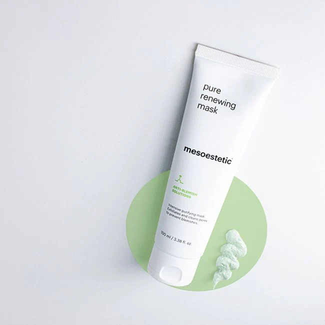 Mesoestetic Pure Renewing Mask | Intensive Purifying Mask for Oily and Acne-Prone Skin 100 ml
