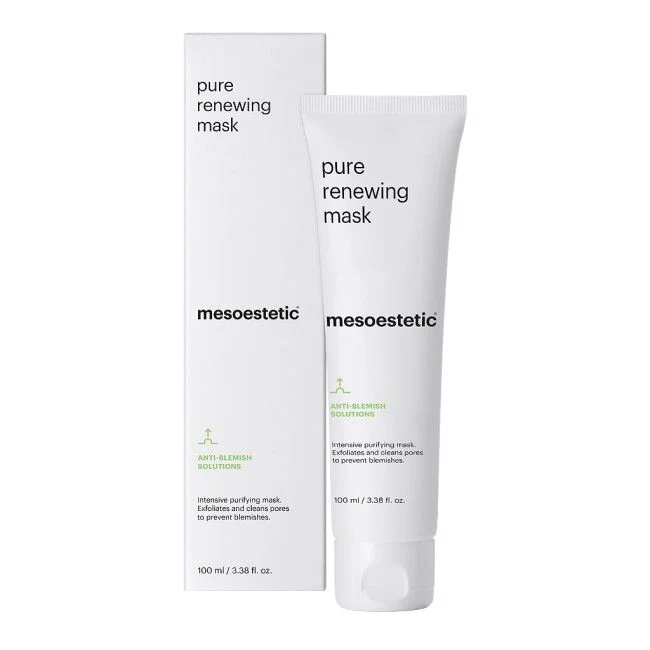Mesoestetic Pure Renewing Mask | Intensive Purifying Mask for Oily and Acne-Prone Skin 100 ml