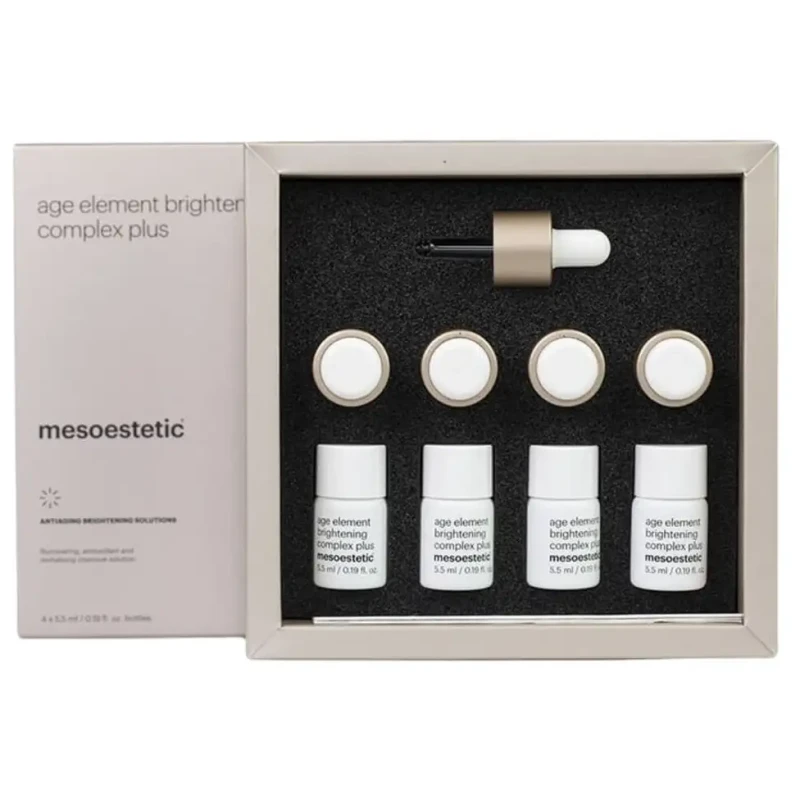 Mesoestetic age element® brightening complex plus | Concentrated Vitamin C serum for intensive 4-week treatment 5.5 ml × 4