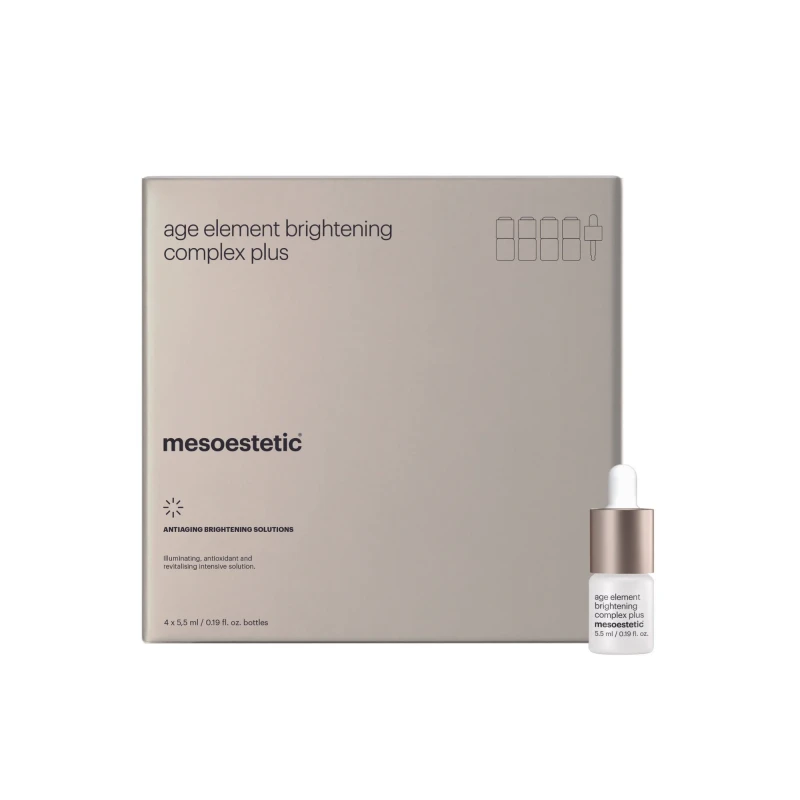 Mesoestetic age element® brightening complex plus | Concentrated Vitamin C serum for intensive 4-week treatment 5.5 ml × 4