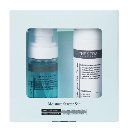 THESERA Moisture Starter Set | Hydrating Skincare Set 2 x 50 ml