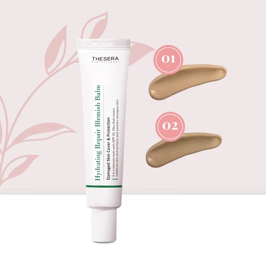 THESERA Hydrating Repair Blemish Balm SPF30 | Hydrating BB Cream with Tone 30 ml