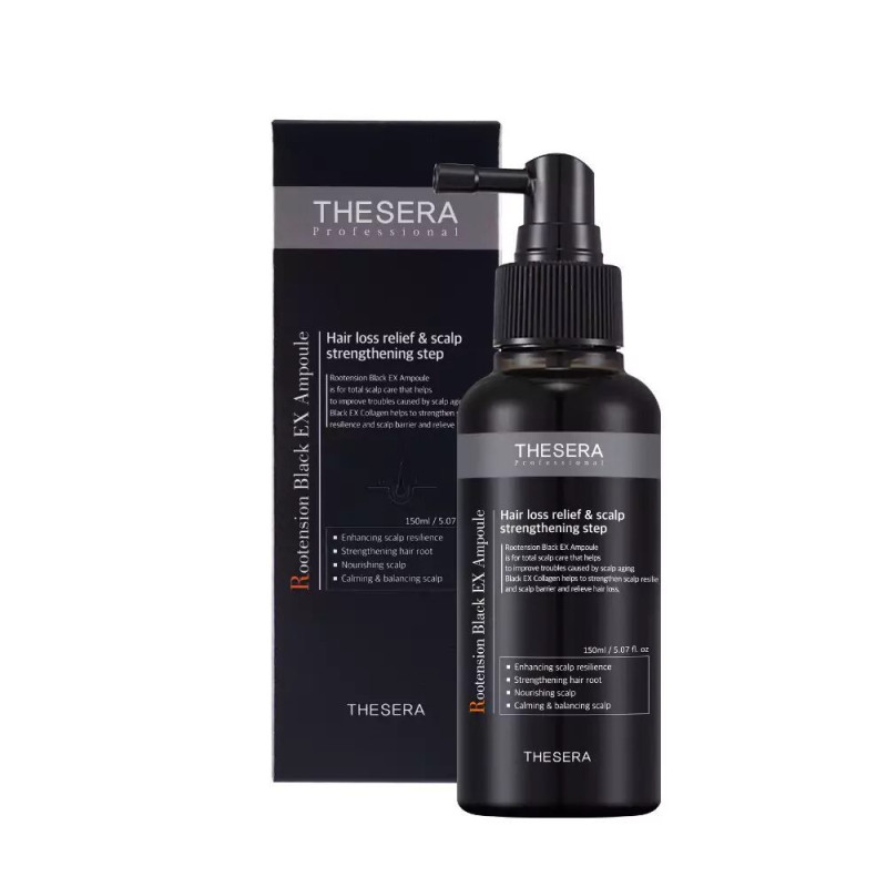 Thesera Rootension Black Ex Ampoule 150 ml