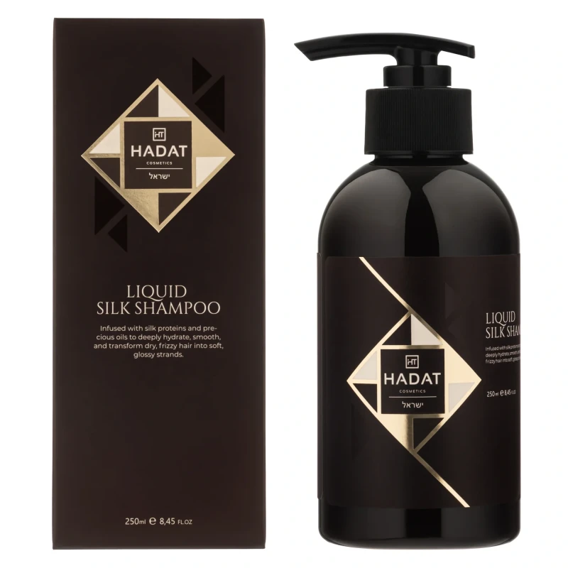 HADAT Liquid Silk Shampoo | Shampoo for Hair Shine and Smoothness 250 ml / 800 ml