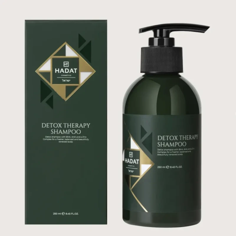 Hadat Cosmetics Detox Therapy Shampoo | Detoxifying shampoo for deep yet gentle scalp cleansing 50 ml / 250 ml / 800 ml
