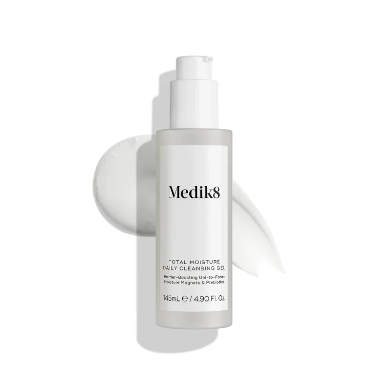 Medik8 Total Moisture Daily Cleansing Gel | Moisturising cleansing gel to support the skin barrier 145 ml