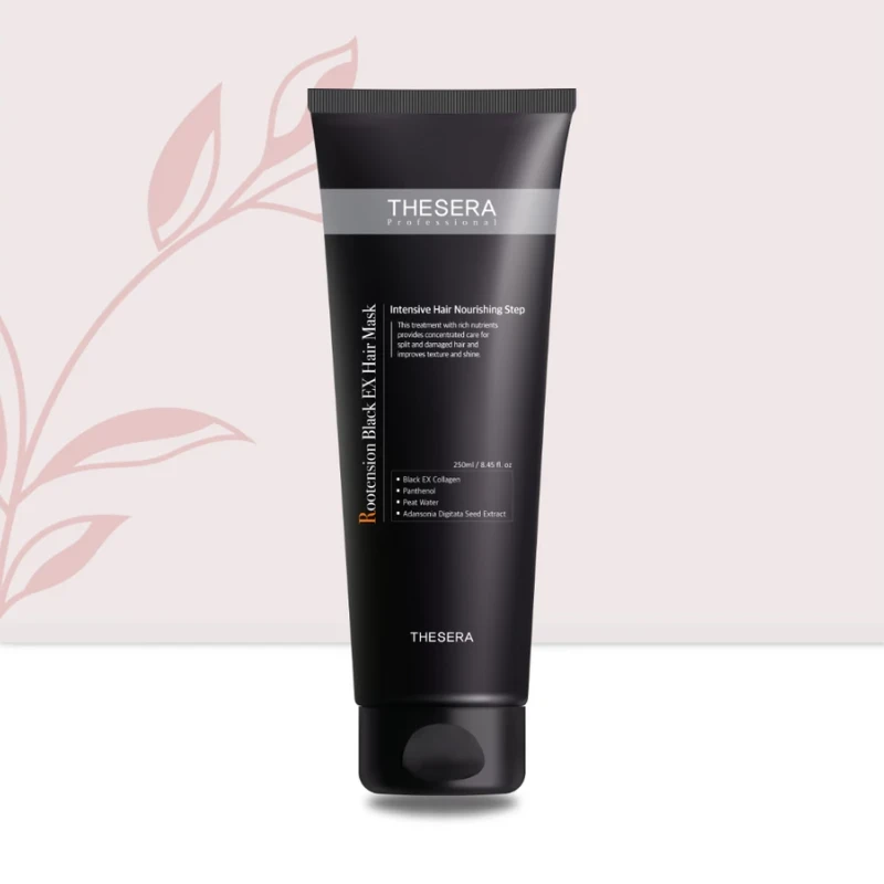 THESERA Rootension Black EX Hair Mask | Strengthening Hair Mask 250 ml