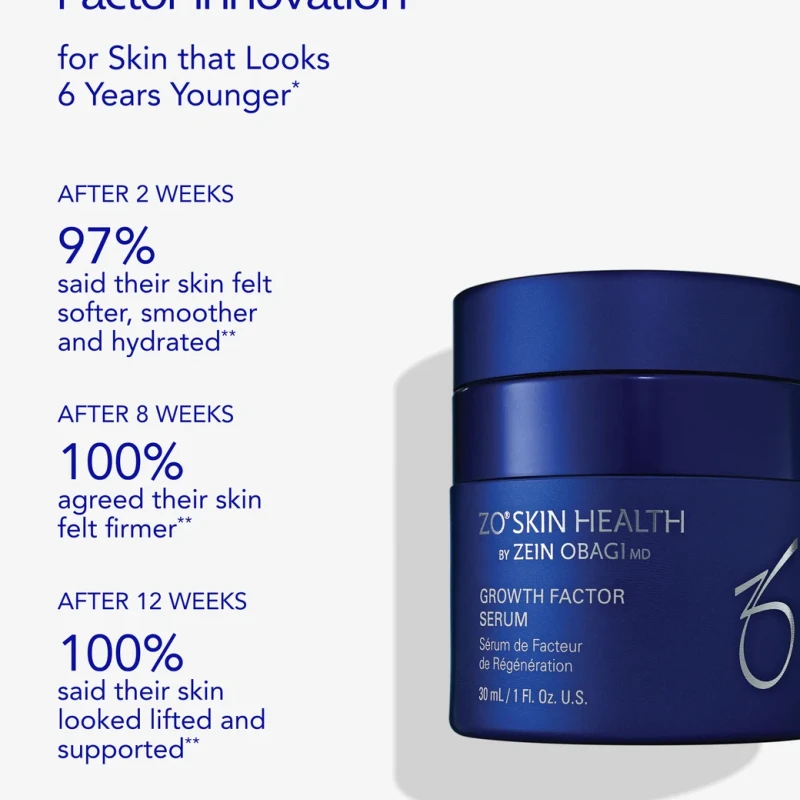 ZO Skin Health Growth Factor Serum | Anti-Ageing Firming & Restorative Serum 30 ml