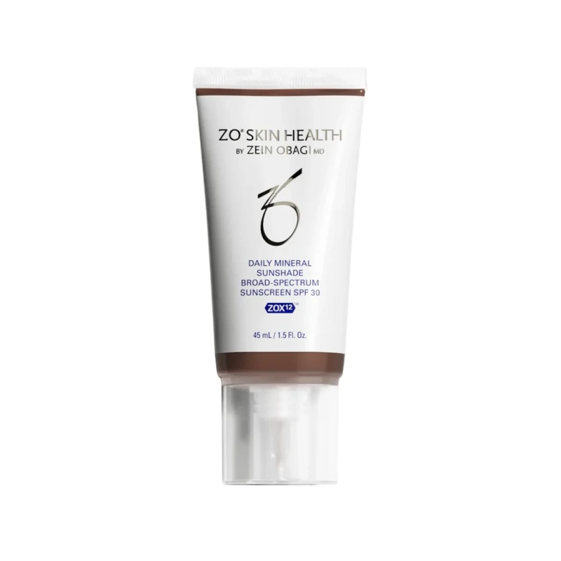 ZO Skin Health Daily Mineral SunShade Broad Spectrum SPF 30 – Light | Mineral Tinted Face Sunscreen, Shade Light, 45 ml