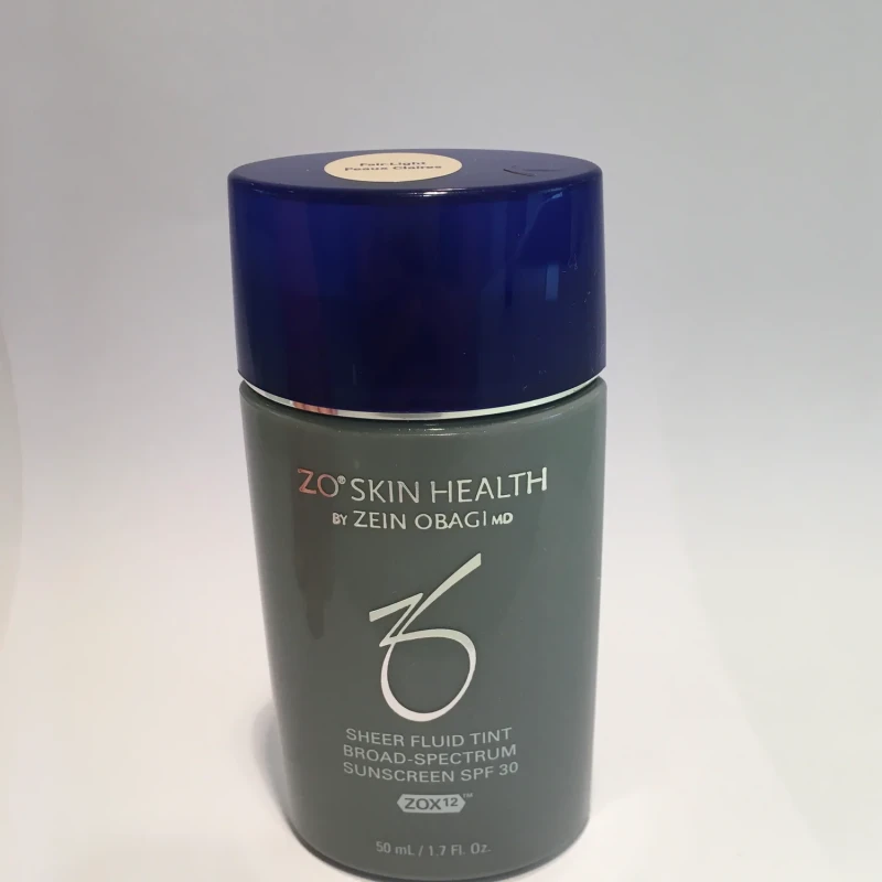 ZO Skin Health Sheer Fluid Tint Broad Spectrum SPF 30 | Ultra-Light Tinted SPF Fluid for Face, Shade Light Medium, 50 ml