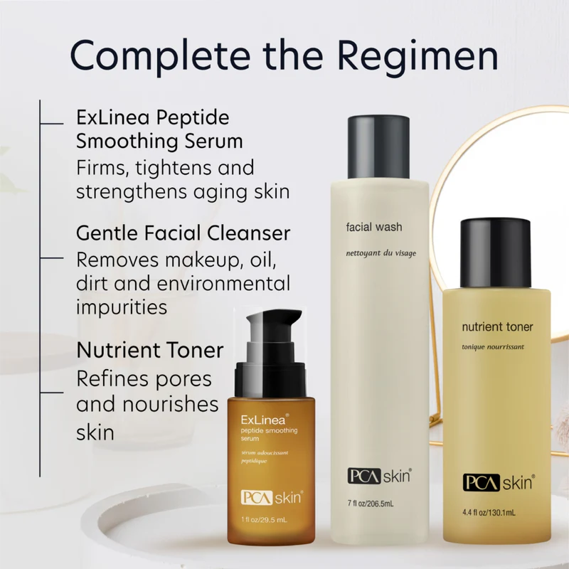 PCA Skin ExLinea Smoothing Peptide Serum | Serum for Expression Lines & Wrinkles 30 ml