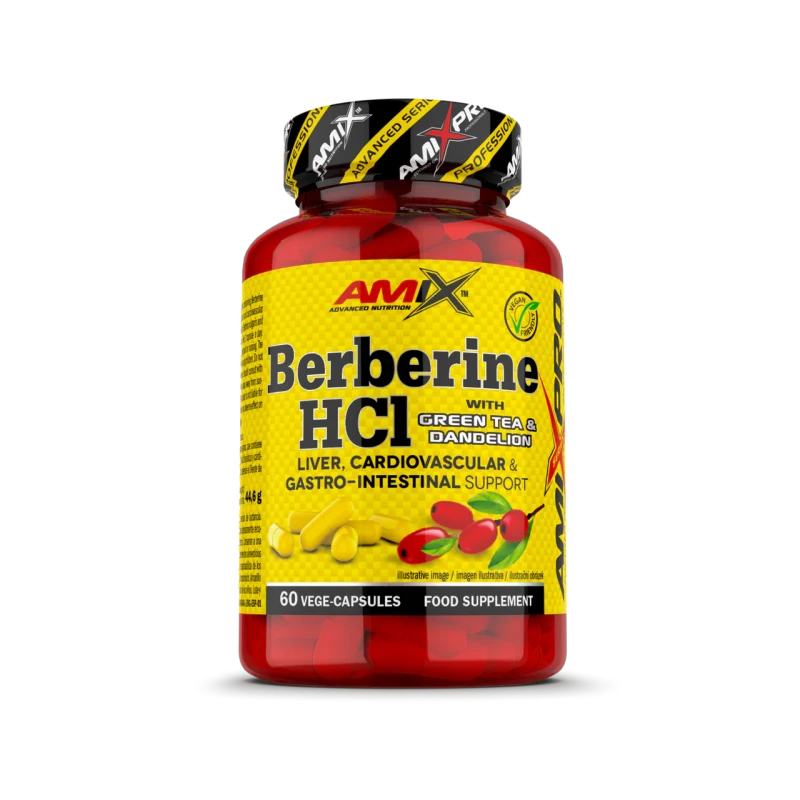 Amix Berberine HCl | Berberine HCl 60 Capsules
