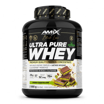 Amix Ultra Pure Whey 2000 g | Whey Protein + Enzymes & Probiotics
