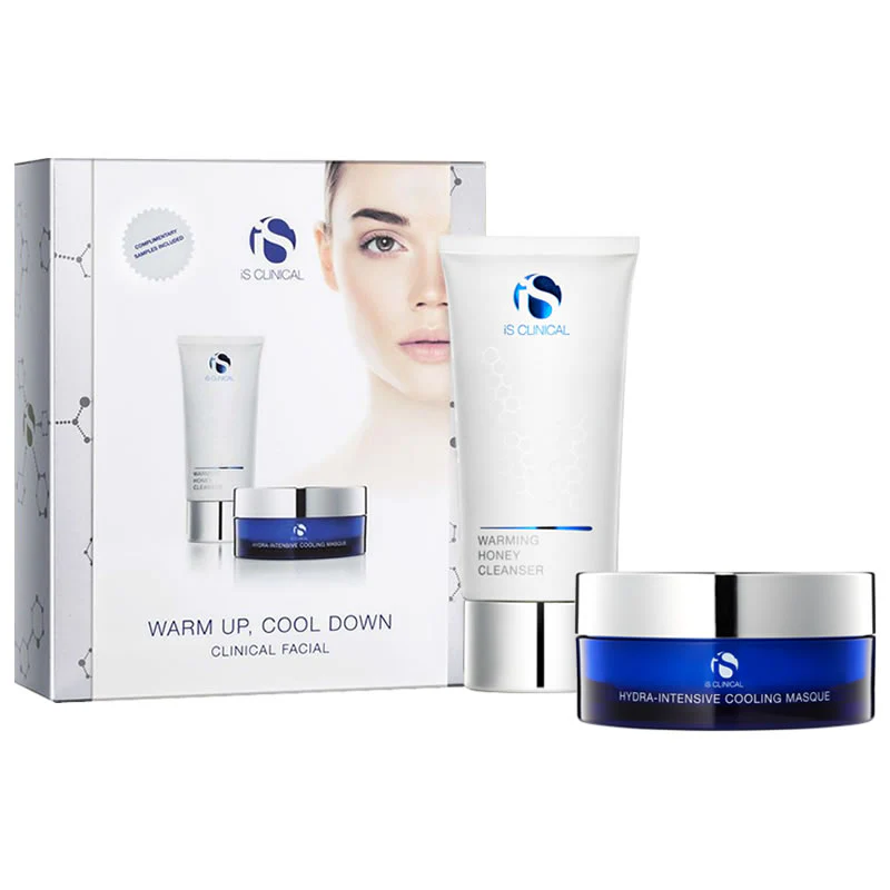 iS Clinical Warm Up, Cool Down | Facial Care Kit for Radiance and Comfort