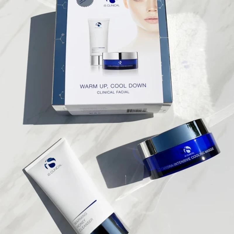 iS Clinical Warm Up, Cool Down | Facial Care Kit for Radiance and Comfort