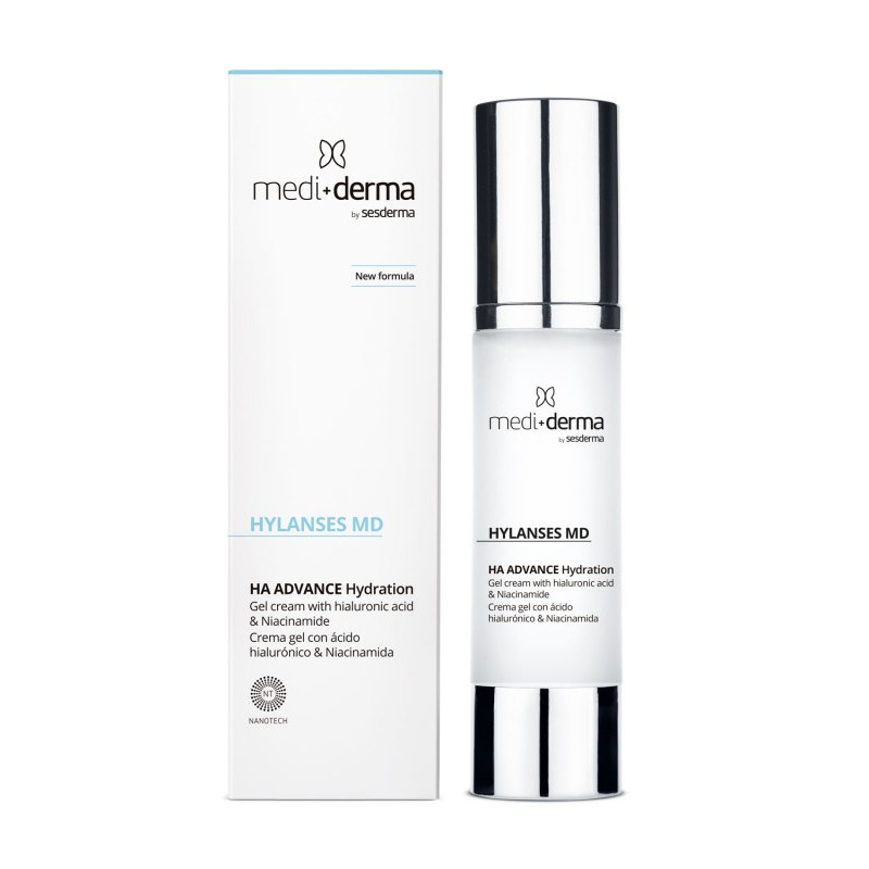 Mediderma Hylanses MD HA Advance Crema Gel 50 ml | Hyaluronic Acid Cream-Gel