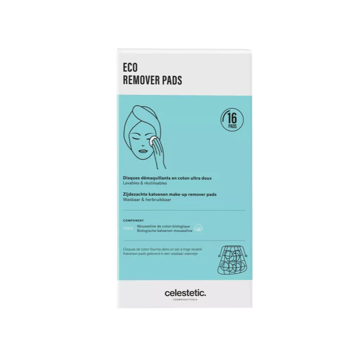 Celestetic Eco Remover Pads | Reusable Makeup Removal Pads 16 pcs.