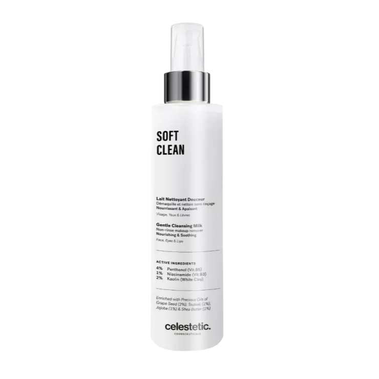 Celestetic Soft Clean | Gentle Cleansing Milk for Dry and Sensitive Skin 200 ml