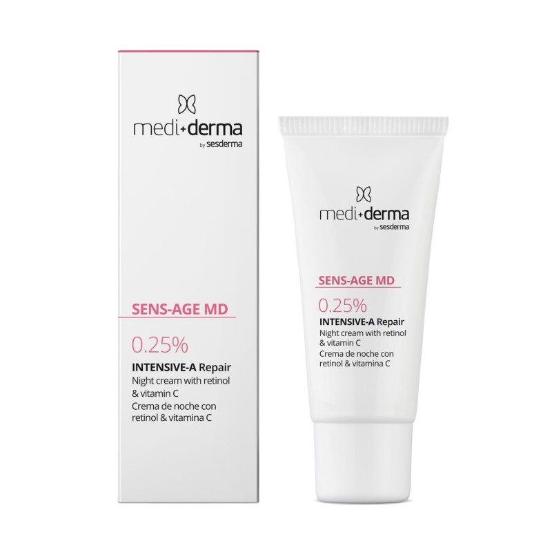 Mediderma Sens-Age MD Intensive-A Repair 0.25% 30 ml | Night Cream with Retinol