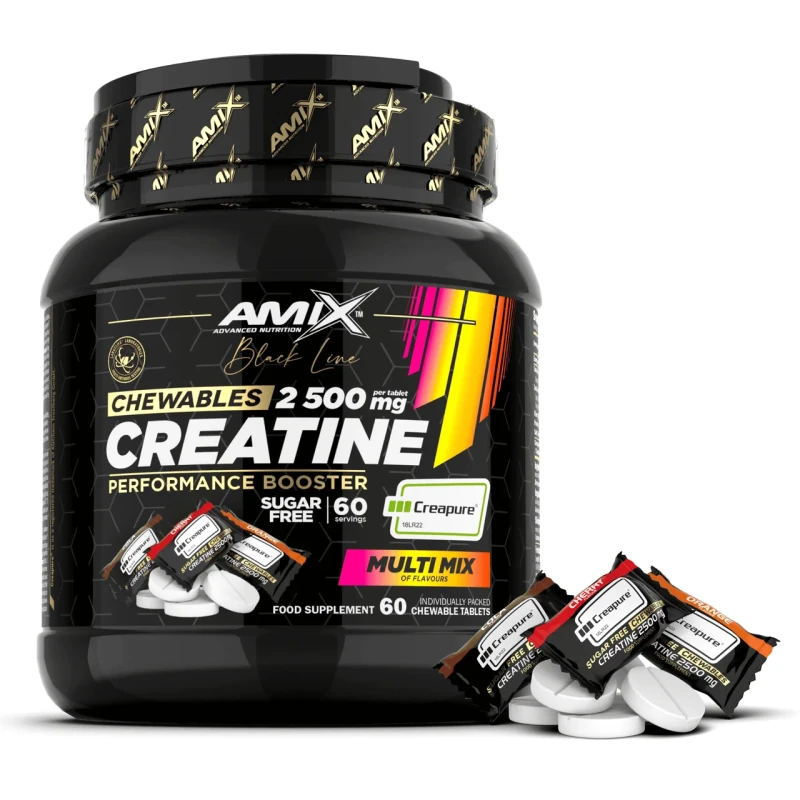 Amix Creapure | Creatine Chewable Tablets 60 Tablets