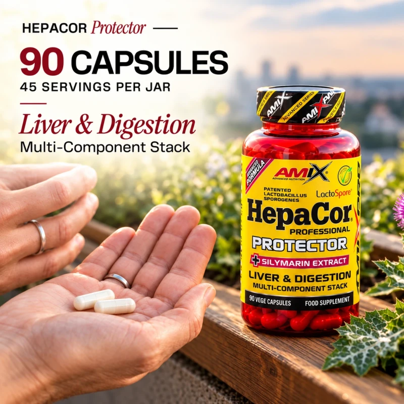 AmixPro HepaCOR Protector | For Liver Health 90 Capsules