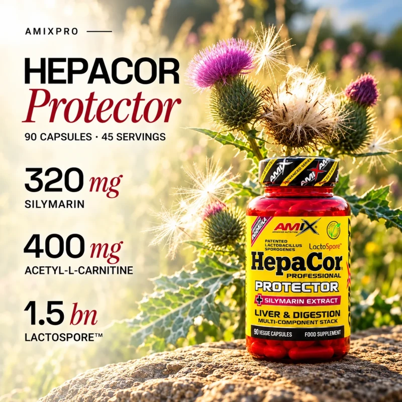 AmixPro HepaCOR Protector | For Liver Health 90 Capsules