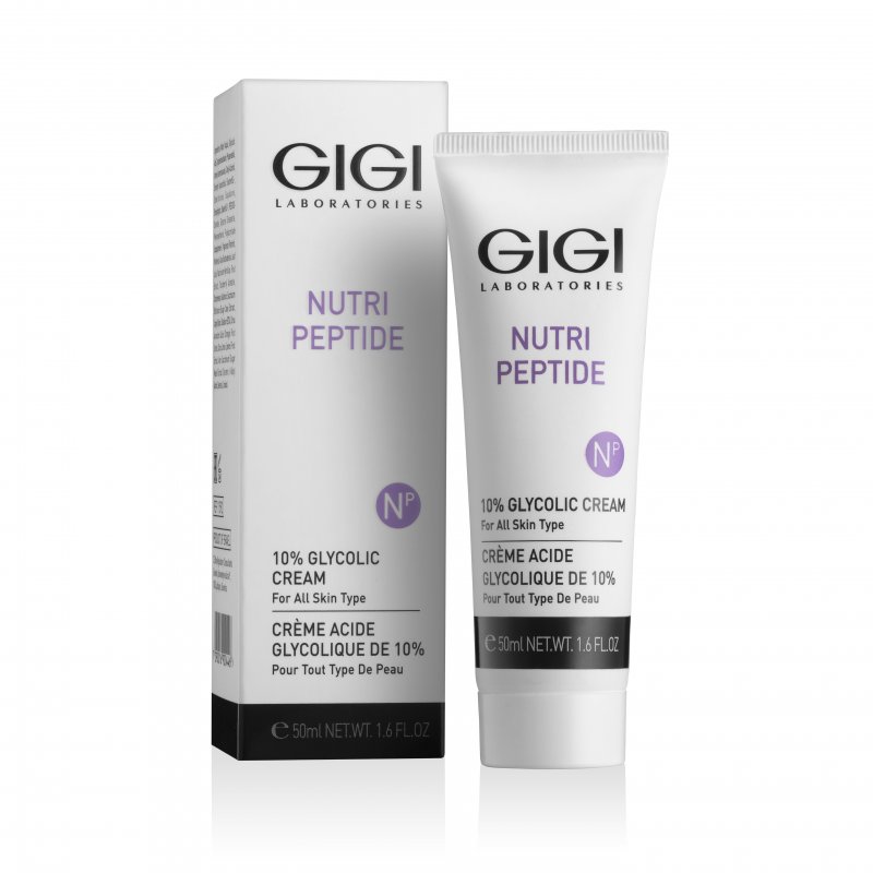 GIGI Nutri Peptide 10% Glycolic Cream | Night Cream with 10% Glycolic Acid 50 ml