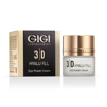 GIGI 3D Hyalu Fill Eye Power Cream | Restorative Eye Cream with Hyaluronic Acid 20 ml