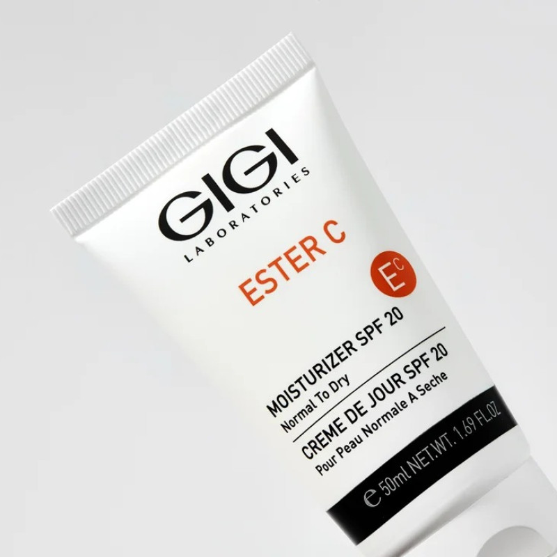 GIGI Ester C Moisturizer SPF20 | Moisturising Day Cream with SPF20 50 ml