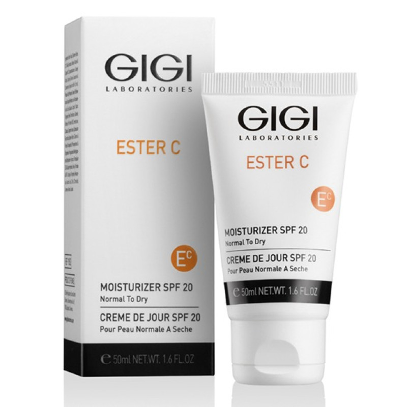 GIGI Ester C Moisturizer SPF20 | Moisturising Day Cream with SPF20 50 ml