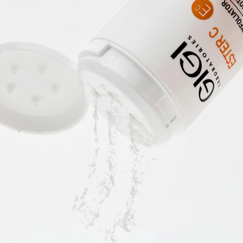GIGI Ester C Rice Exfoliator | Enzyme Powder Peel with Vitamin C 50 ml