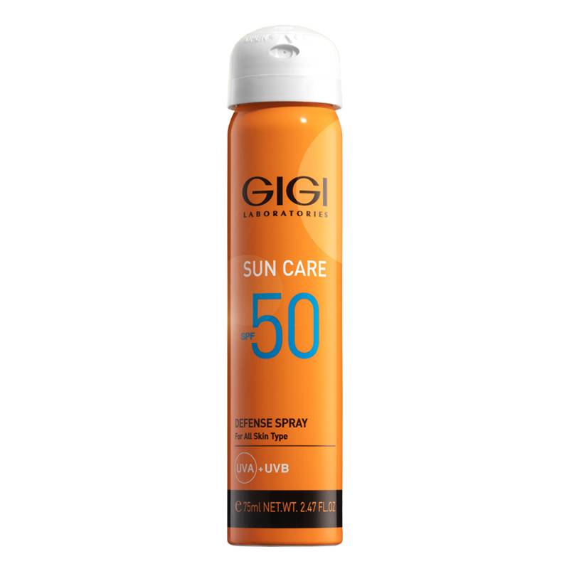 GIGI Sun Care Defense Spray SPF50 | Sunscreen Spray for Face and Body 75 ml
