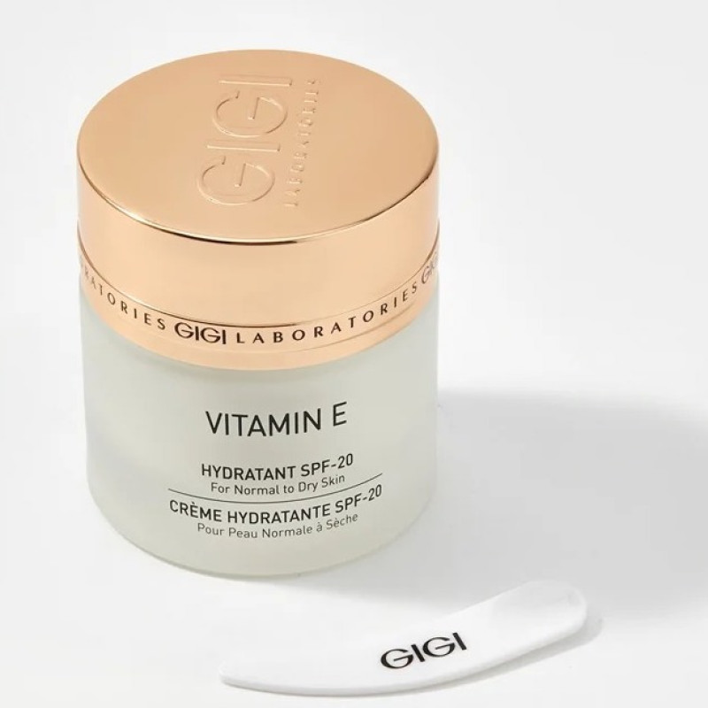 GIGI Vitamin E Moisturizer SPF20 | Moisturising Cream for Normal to Dry Skin 50 ml