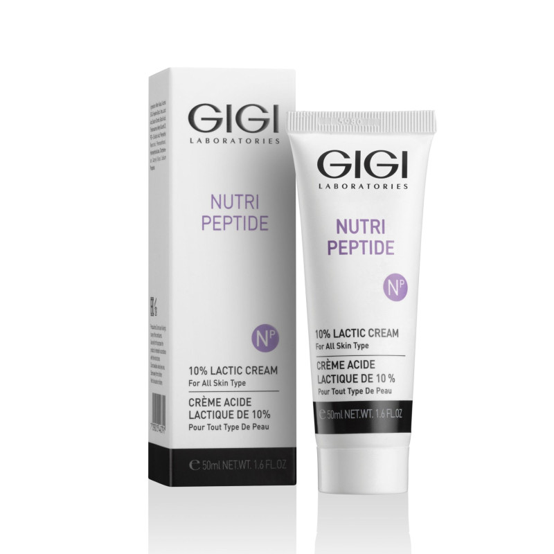 GIGI Nutri Peptide 10% Lactic Cream | Night Cream with 10% Lactic Acid 50 ml