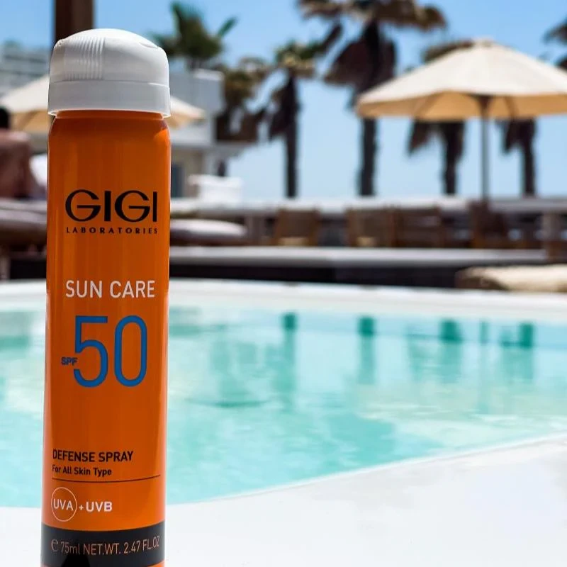GIGI Sun Care Defense Spray SPF50 | Sunscreen Spray for Face and Body 75 ml