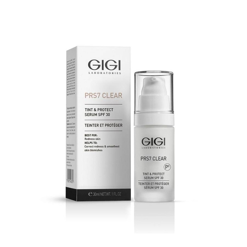 GIGI PRS7 Clear Tint & Protect SPF30 | Tinted SPF cream for sensitive skin 30 ml