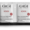 GIGI Acnon Triple Acid Rapid Wipes | Exfoliating Acid Cleansing Towelettes 30 pcs.