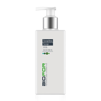 Biofor Soapless Cleanser | Soap-Free Skin Cleansing Solution with AHA/BHA 250 ml
