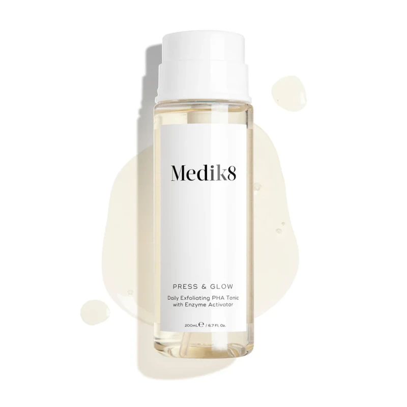 Medik8 Press & Glow Tonic | Gentle Exfoliating PHA Toner 200 ml