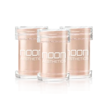 NOON Brush & Go Refill Pack SPF50 | Mineral SPF powder refill for all skin types, light shade 01, 3 × 5 ml