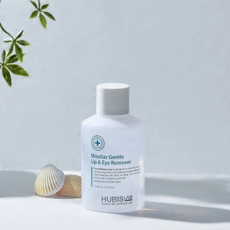 HUBISLAB Micellar Gentle Lip & Eye Remover | Gentle Micellar Cleanser 200 ml