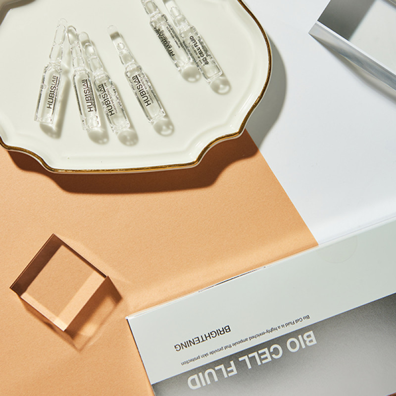 HUBISLAB Bio Cell Brightening Fluid | Brightening Ampoules for Radiant Skin 2 ml × 12 pcs