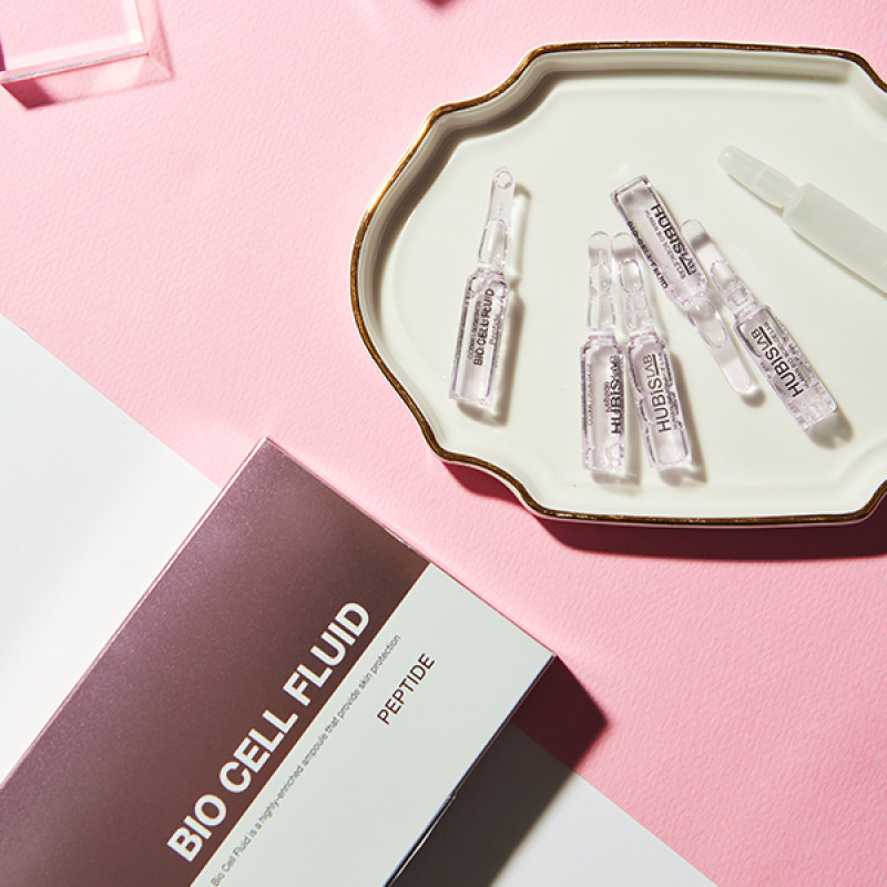HUBISLAB Bio Cell Peptide Fluid | Restoring Peptide Ampoules 2 ml × 12 pcs