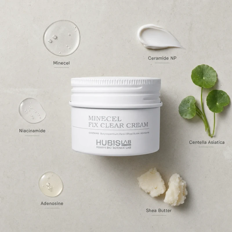 HubisLab Minecel Fix Clear Cream | Barrier-Strengthening Skin Renewal Cream 50 ml