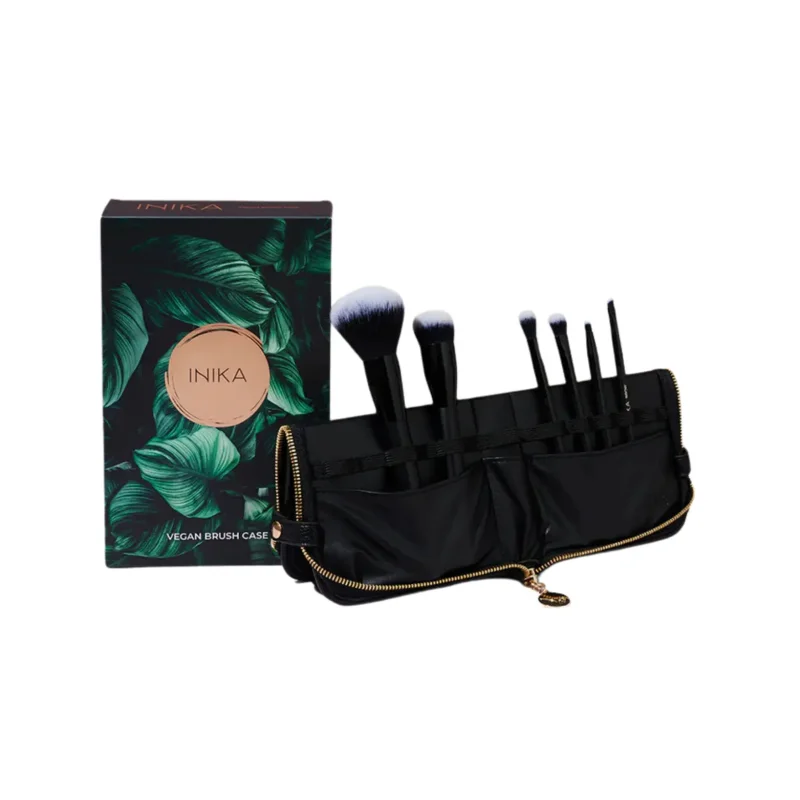 INIKA Natural Vegan Brush Case | Gift Set