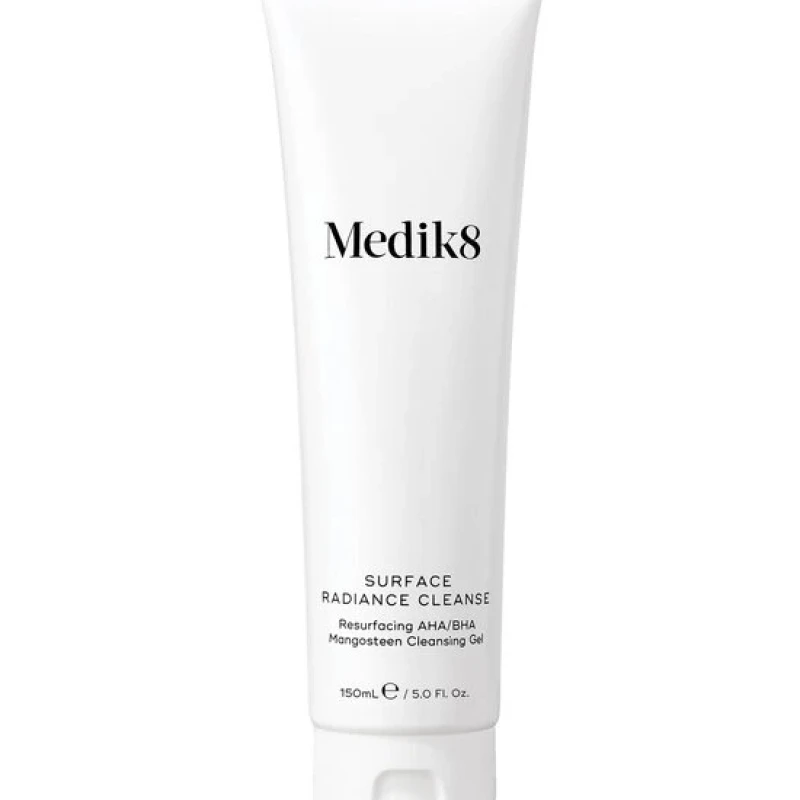 Medik8 Surface Radiance Cleanse | Cleansing Gel with AHA and BHA Acids 150 ml