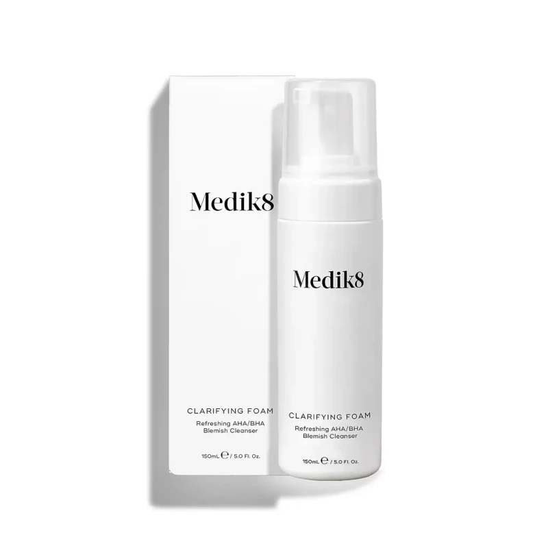 Medik8 Clarifying Foam | Cleansing AHA/BHA Foam for Problem Skin 150 ml