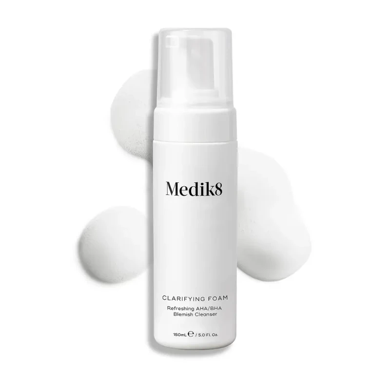 Medik8 Clarifying Foam | Cleansing AHA/BHA Foam for Problem Skin 150 ml