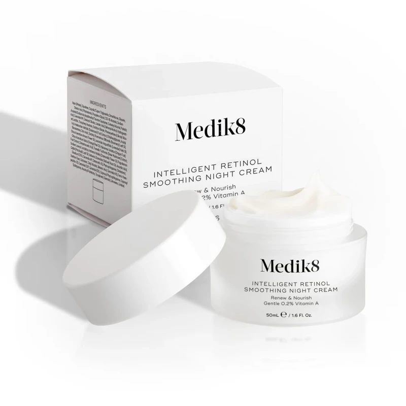 Medik8 Intelligent Retinol Smoothing Night Cream | A-vitamin night cream for skin renewal 50 ml